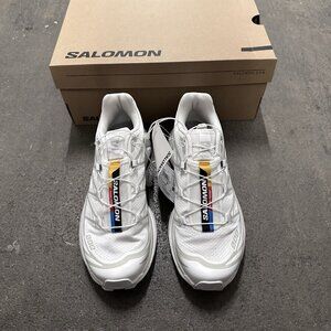 Salomon XT-6 in White & Lunar Rock Sneakers